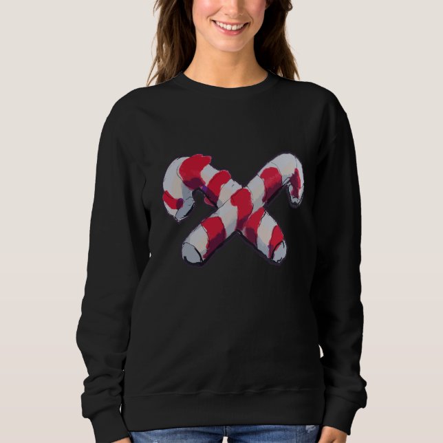Jul Candy cane T Shirt (Framsida)