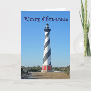 Jul Cape Hatteras Lighthouse Helgkort
