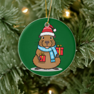 Jul Capybara Ceramic Ornament