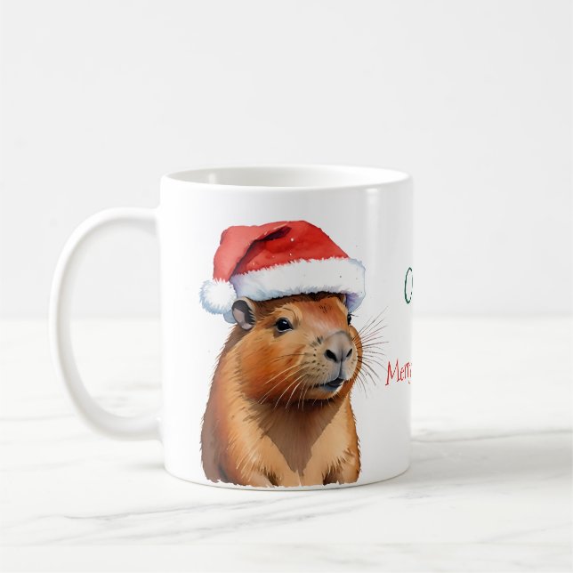 Jul Capybara Kaffemugg (Vänster)