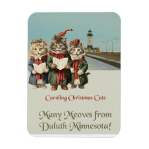 Jul Caroling Cats Duluth Minnesota