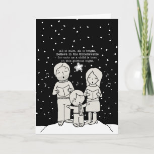 Jul Caroling Helgkort