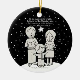 Jul Caroling Julgransprydnad Keramik