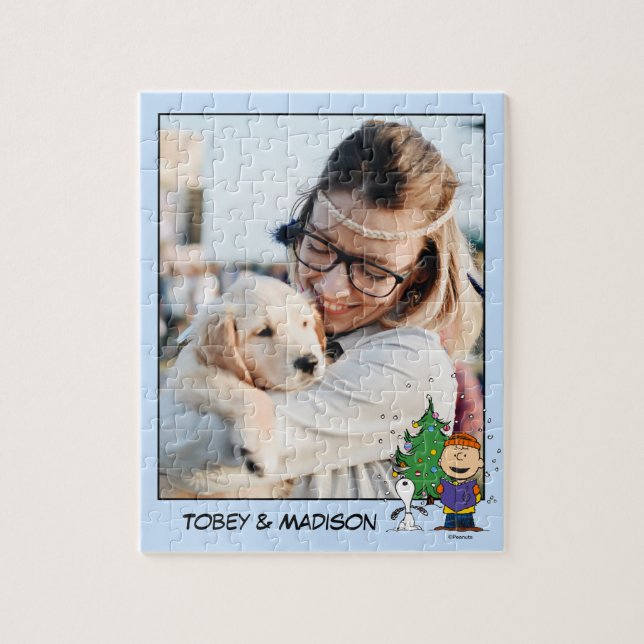 Jul Caroling | Lägg till foto Pussel (Vertikal)