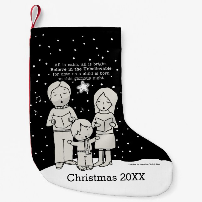 Jul Caroling Liten Julstrumpa (Framsidan)