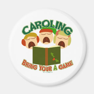 Jul Caroling Magnet