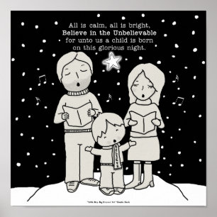 Jul Caroling Poster