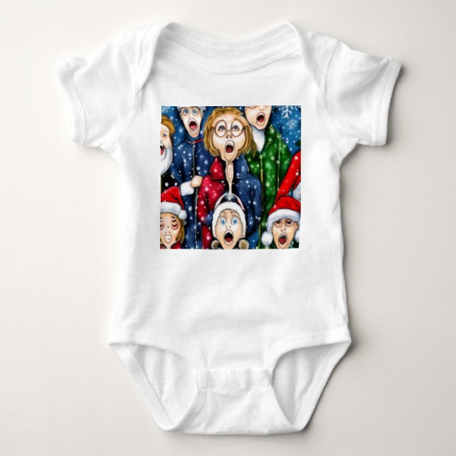 Jul Caroling T Shirt (Framsida)