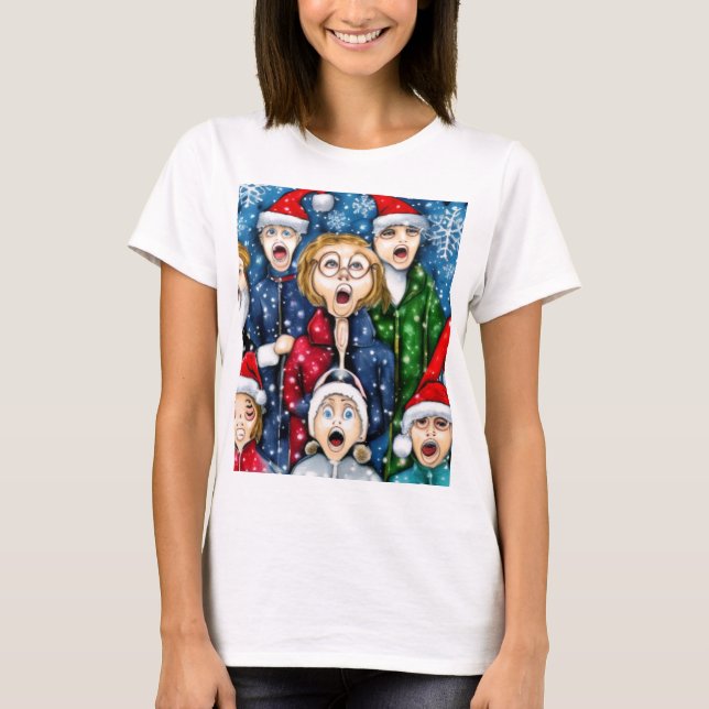 Jul Caroling T Shirt (Framsida)