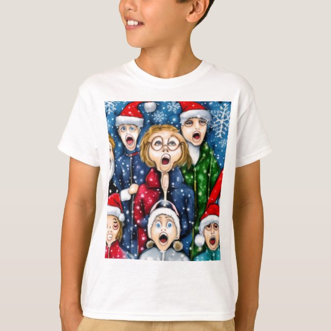 Jul Caroling T Shirt (Framsida)