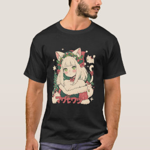 Jul Cat Girl Anime Waifu Kawaii Japan Holida T Shirt
