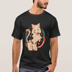 Jul Cat Girl Anime Waifu Kawaii Japan Holida T Shirt