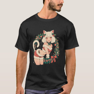 Jul Cat Girl Anime Waifu Kawaii Japan Holida T Shirt