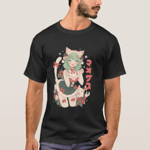 Jul Cat Girl Anime Waifu Kawaii Japan Holida T Shirt