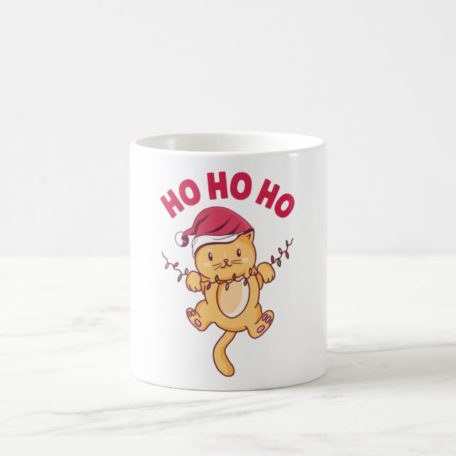 Jul Cat Ho Ho Ho Ho Kaffemugg (Center)