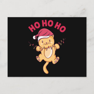 Jul Cat Ho Ho Ho Ho Vykort