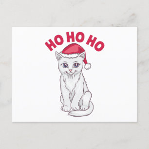 Jul Cat Ho Ho Ho Ho Vykort
