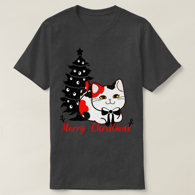 Jul Cat Tee Catmas (Design framsida)