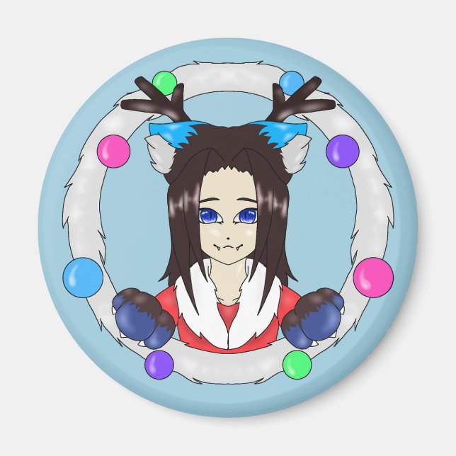 Jul Catberry Magnet (Framsidan)