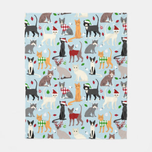 Jul Cats Fleece Blanket