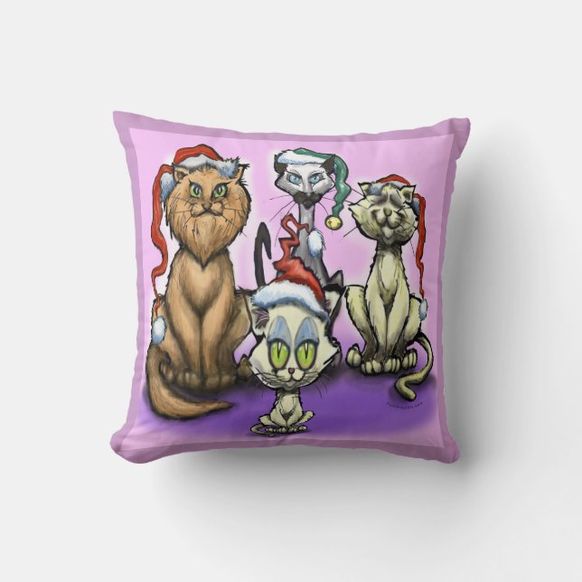 Jul Cats Pillow Kudde (Framsida)