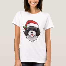 Jul Cavapoo Cavoodle T-shirt - Black & White
