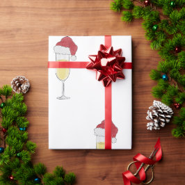 Jul Champagne Älskare Festive Presentpapper