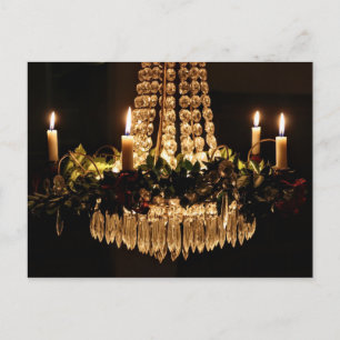 Jul Chandelier Helg Vykort