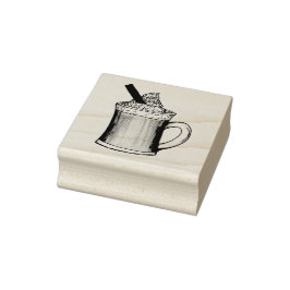 Jul Cheer Helgdag Eggnog Egg Nog Drink Stämpel