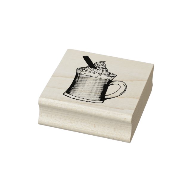 Jul Cheer Helgdag Eggnog Egg Nog Drink Stämpel (Stämpel)