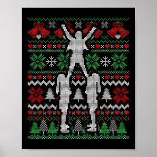 Jul Cheer-ledare Gift Poster
