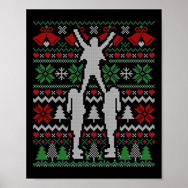 Jul Cheer-ledare Gift Poster (Framsidan)