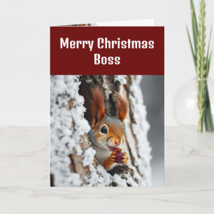 Jul Chef, från Nöt-ekorren Helgkort