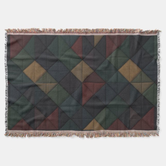 Jul Chic: Geometrisk jul Filt (Framsidan)
