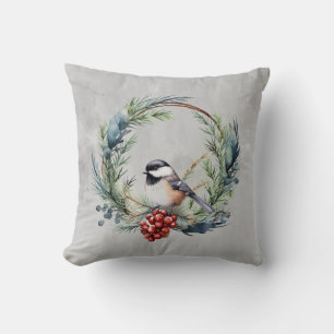 Jul Chickadee Bird in WAN Art Kudde