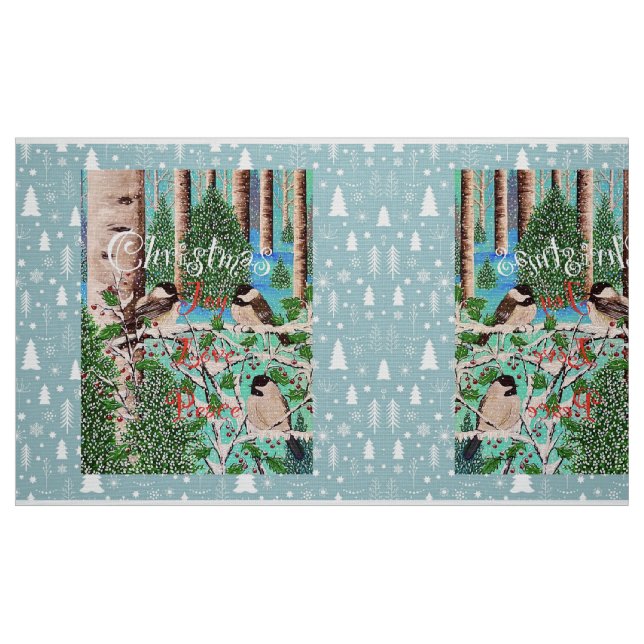 Jul Chickadee Chatter Fabric 2 Tyg (Fat Quarter)