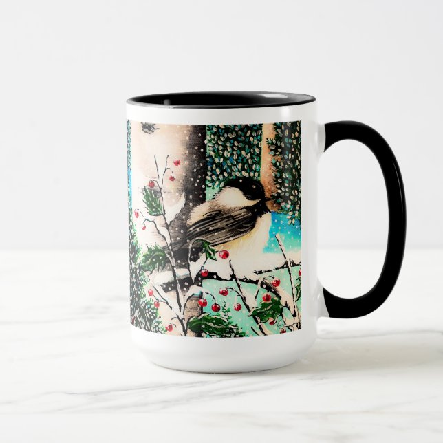 Jul Chickadee Chatter Mugg (Höger)