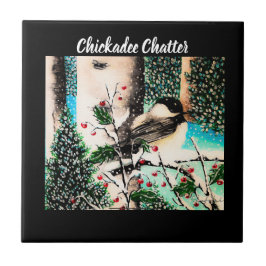 Jul Chickadee Chatter Tile Kakelplatta