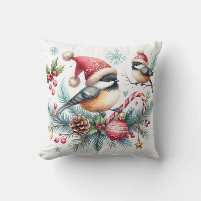 Jul Chickadee Kudde (Framsida)