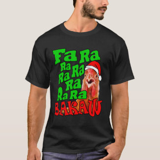 Jul Chicken Caroling Fa Ra Ra Ugly jul T Shirt