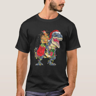 Jul Chicken Riding Dinosaur T Rex Träd Light T Shirt