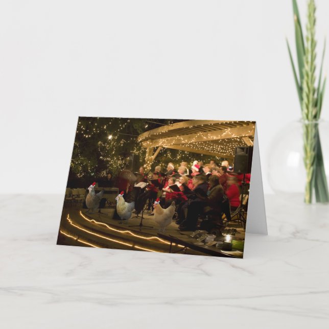 Jul Chickens 2 Helgkort (Framsida)