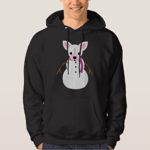 Jul Chihuahua Chihuahua Snögubbe jul Hoodie