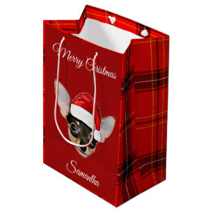 Jul Chihuahua hund Personlig Gift Bag