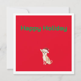 jul Chihuahua Hund Red Merry Hälsning