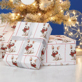 Jul Chihuahua med Play Scarf Presentpapper