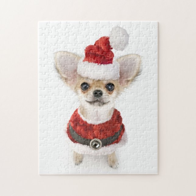Jul Chihuahua Pussel (Vertikal)