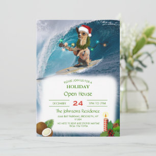 jul Chihuahua Surfing Inbjudningar