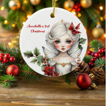 Jul Child Fairy Ornament