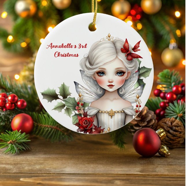 Jul Child Fairy Ornament (Skapare uppladdad)